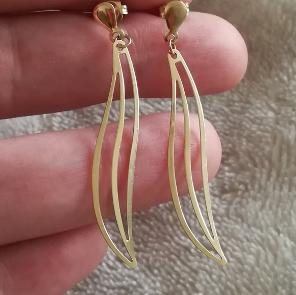 10K solid gold earrings